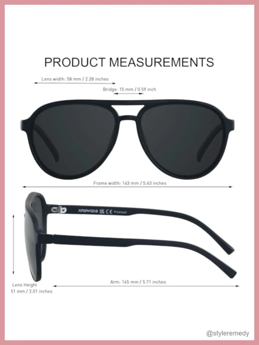 Retro Polarized Aviator Sunglasses for Women Men Classic 70s Square